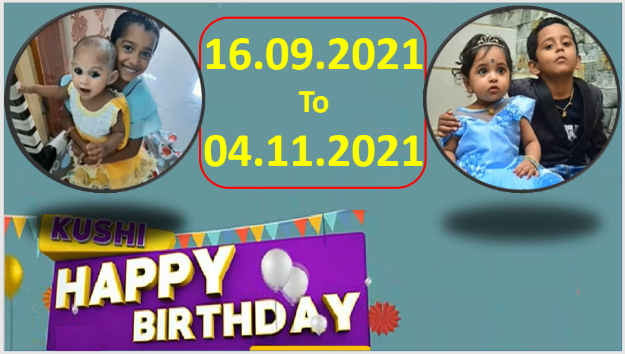 Kushi TV Birthday Wishes 16.09.2021 To 04.11.2021 | పుట్టినరోజు శుభాకాంక్షలు  | TPC