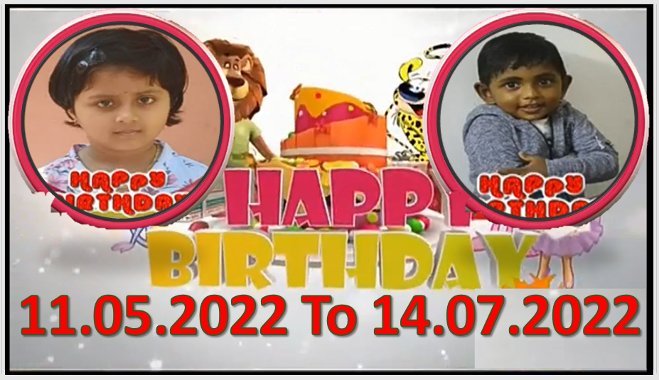 Kochu TV Birthday Wishes 11.05.2022 To 14.07.2022 | ജന്മദിനാശംസകൾ | Malayalam | TPC