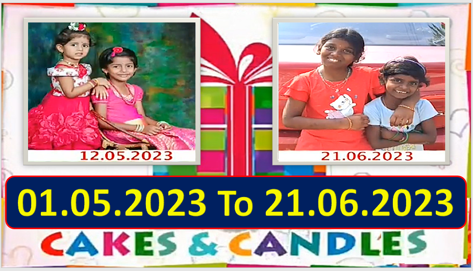 Chutti TV Birthday Wishes 01.05.2023 To 21.06.2023 | பிறந்தநாள் வாழ்த்துக்கள் | TPC