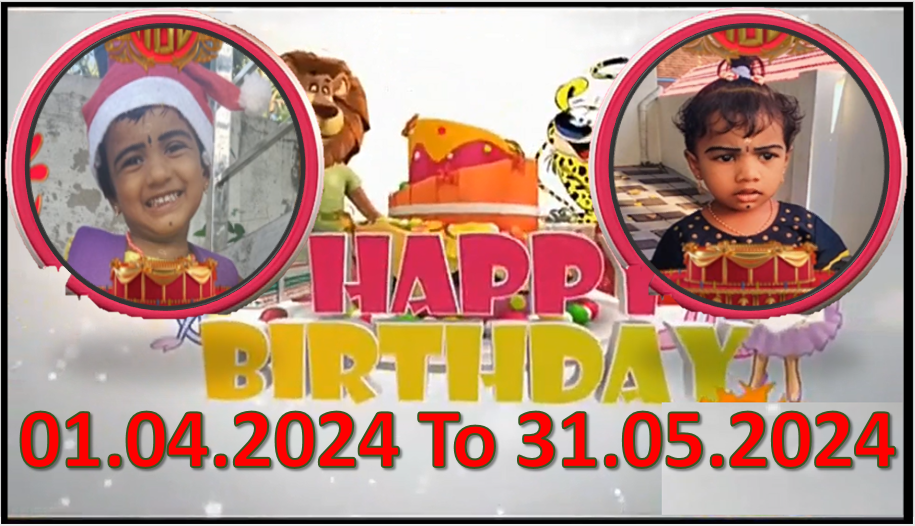 Kochu TV Birthday Wishes 01.04.2024 To 31.05.2024 | ജന്മദിനാശംസകൾ | Malayalam | TPC