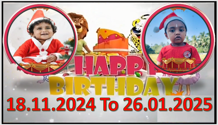 Kochu TV Birthday Wishes 18.11.2024 To 26.01.2025 | ജന്മദിനാശംസകൾ | Malayalam | TPC